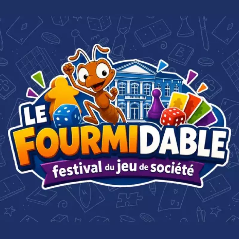 Logo du festival Le Fourmidable Festival du jeu de société