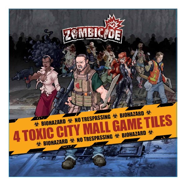 Zombicide - Pack 4 tuiles Toxic city Mall