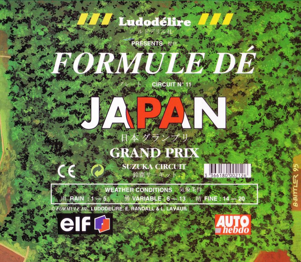 Formule Dé - cricuit n°11 Japon