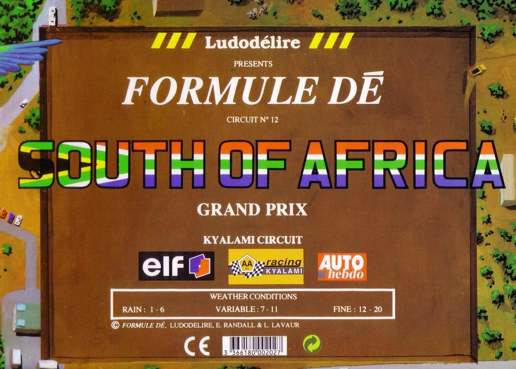 Formule Dé - Circuit n°12 South of Africa