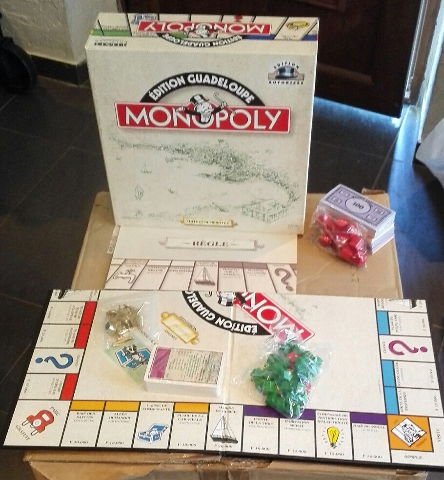Monopoly édition Guadeloupe numérotée