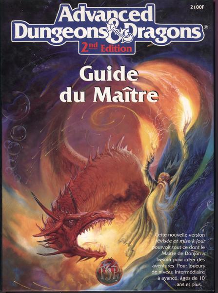 Advanced Dungeons & Dragons - 2ème Edition VF - guide du maitre