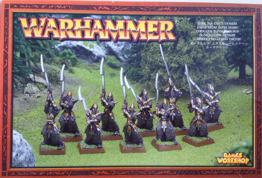 Warhammer figurines - Dark Elves Executioners