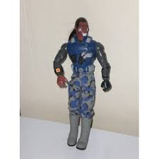 Action man noir guerrier