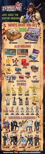 Zombicide - Saison 3 - exclusivités Kickstarter