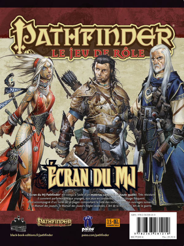 Pathfinder - Ecran du MJ