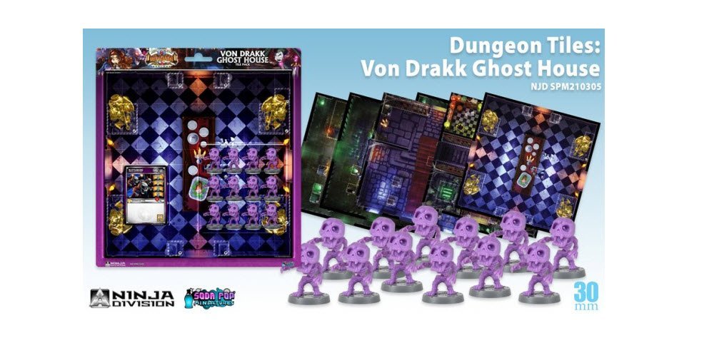 Super Dungeon Explore - Dungeon Tiles - Von Drakk Ghost House