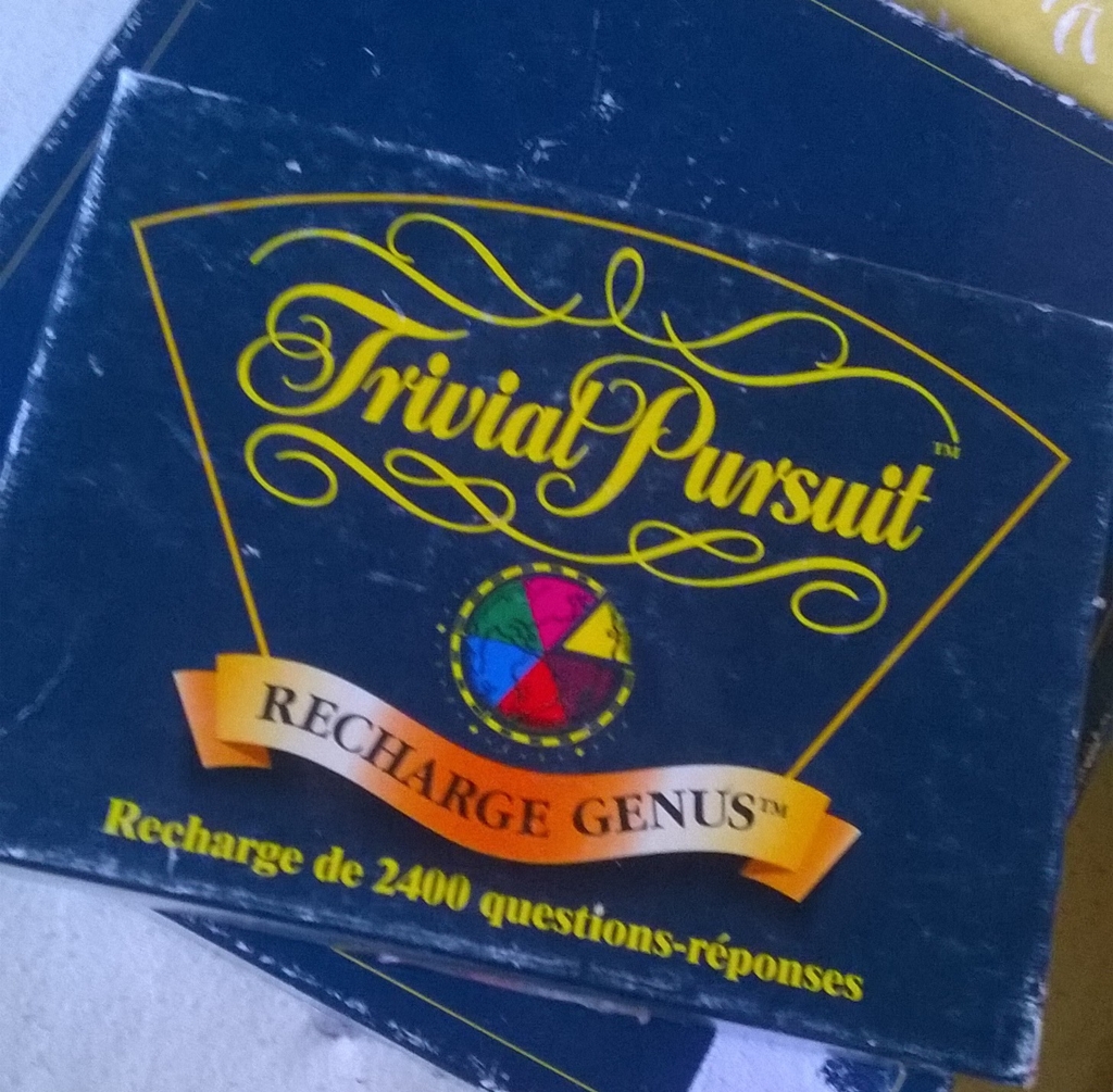 Trivial Pursuit - Genus Recharge