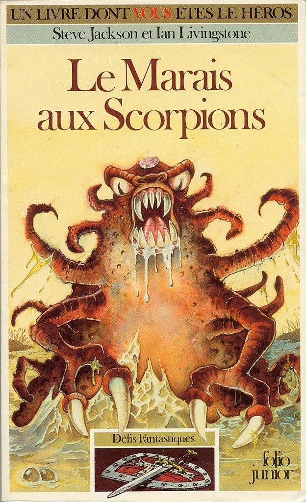Livre dont vous êtes le héros - Le marais aux scorpions