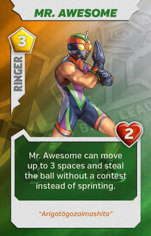 Kaosball Ringer Mr Awesome