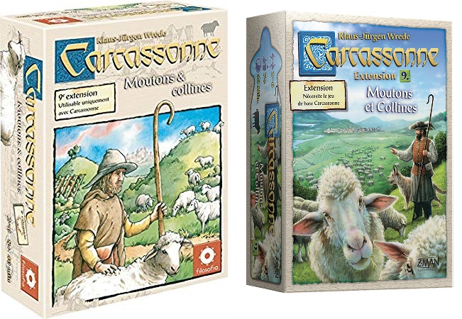 Carcassonne : 09 - Moutons et Collines