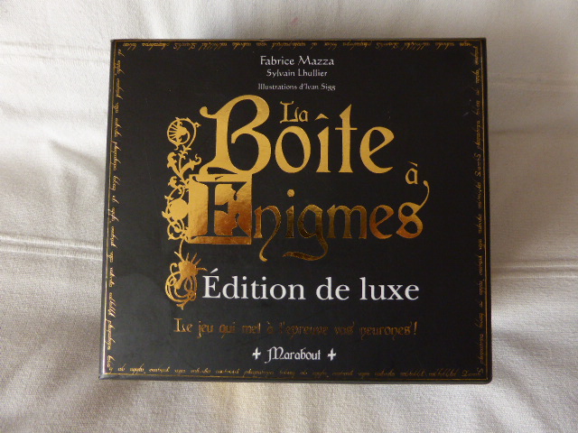 Boîte à énigmes Editions de luxe