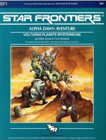 Star frontiers Alpha Dawn Aventure Volturne Planete Mystérieuse