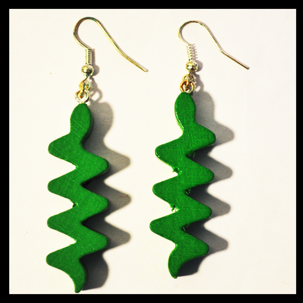 boucles d'oreilles meeple serpent boucles d'oreilles meeple serpent
