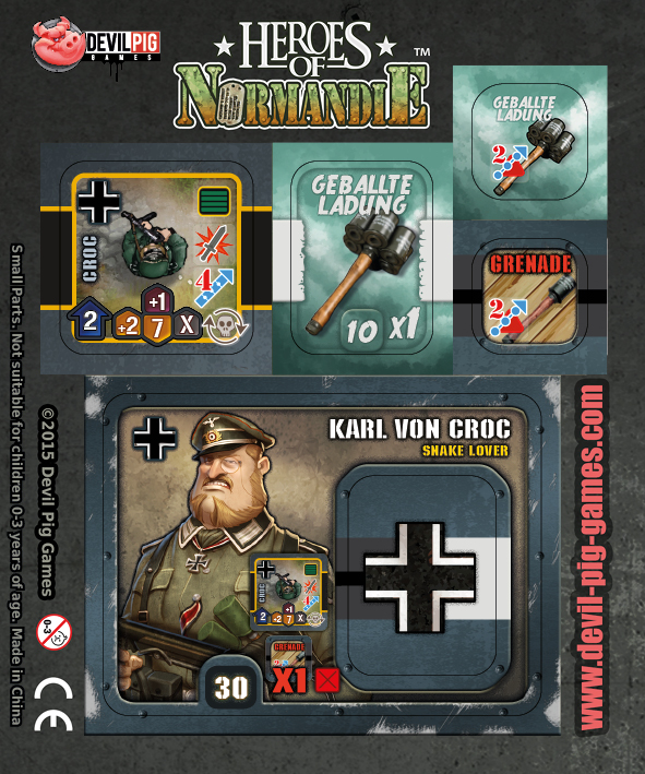 Heroes of Normandie : Karl Von Croc