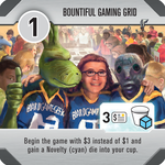 Roll for the Galaxy : Bountiful gaming grid