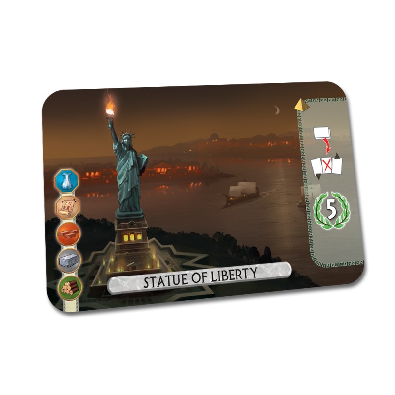 7 Wonders Duel : Merveille Statue de la Liberté