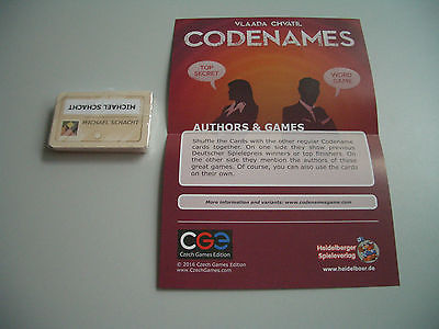 Codenames : Cartes promo Authors & Games