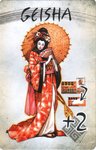 Shitenno Geisha promo card