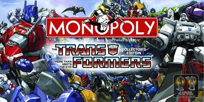 Monopoly Transformers Collector's Edition