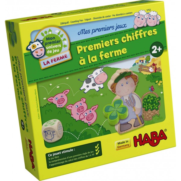 Premier chiffre à la ferme, mes premiers jeux