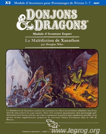 Donjons & dragons - 1ère édition VF - La Malédiction de Xanathon