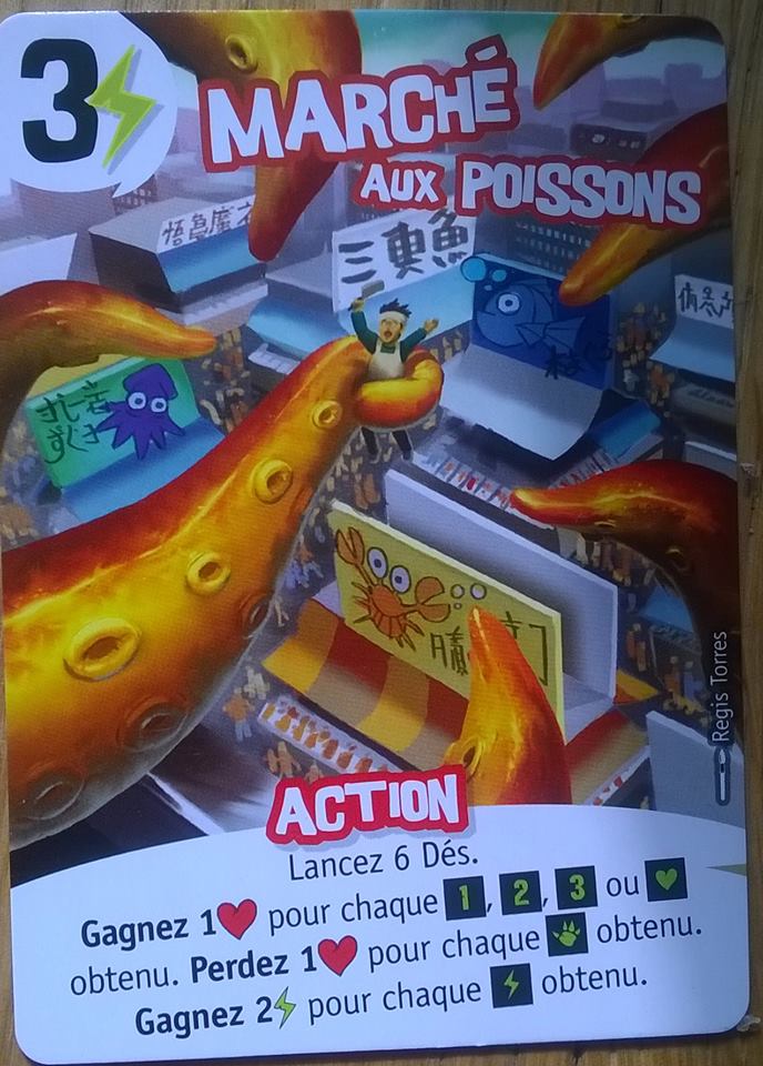 King of Tokyo - Carte promo Marché aux poissons