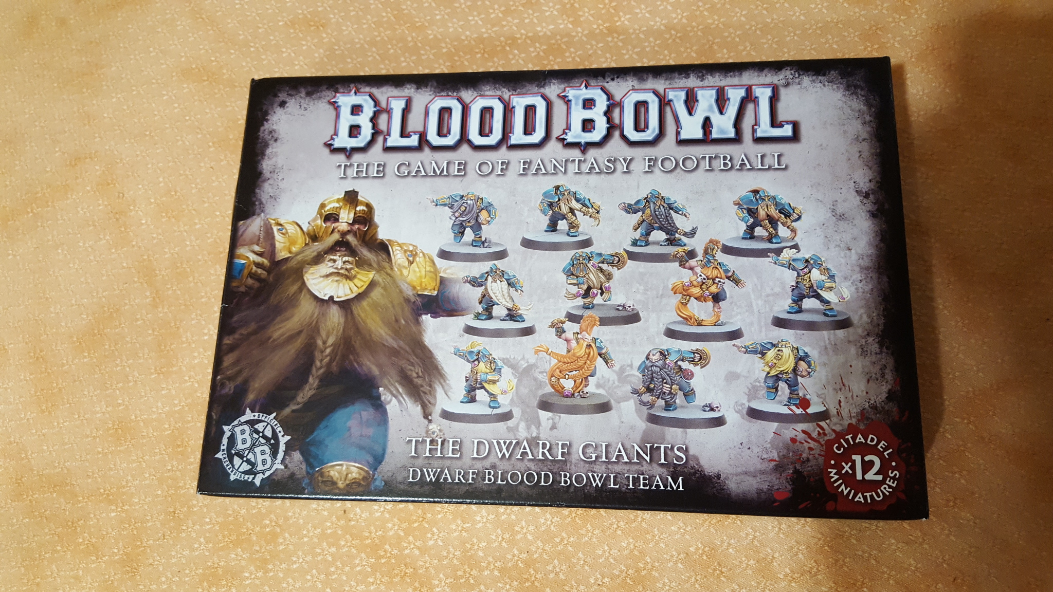 Blood Bowl 2016 - the dwarf giants (équipe de nains)