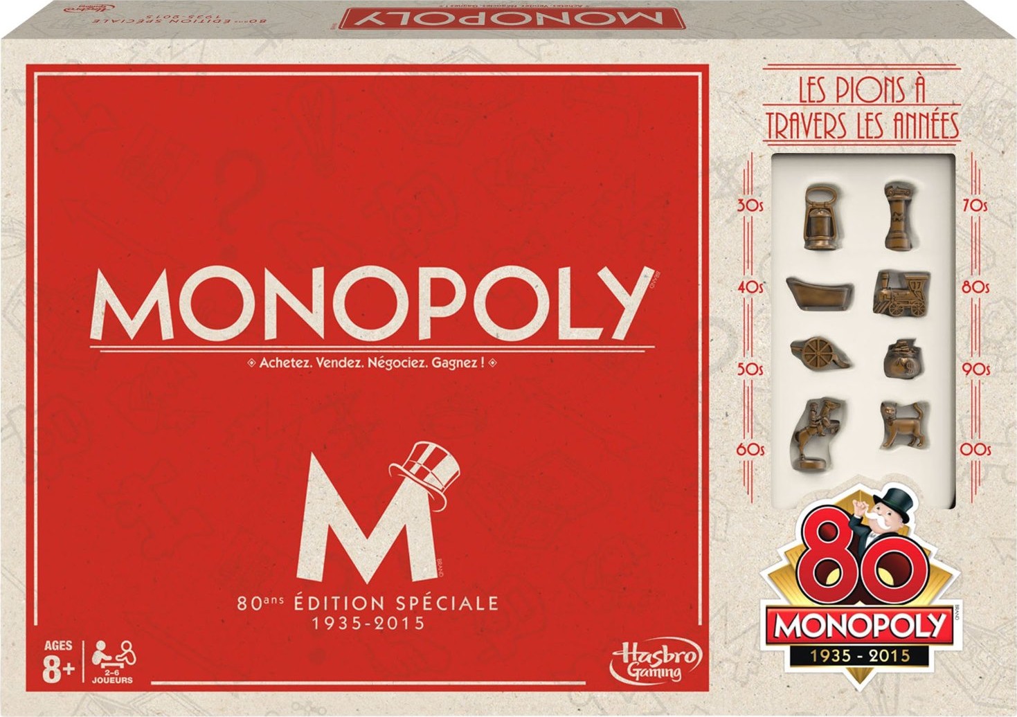 Monopoly 80ans édition spéciale