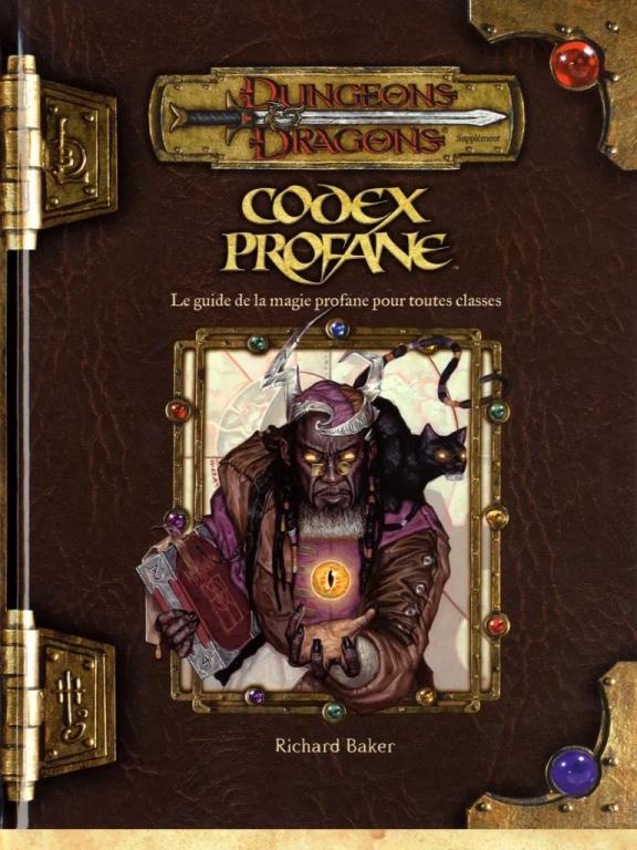 Dungeons & Dragons - 3.5 Edition VF - Codex profane