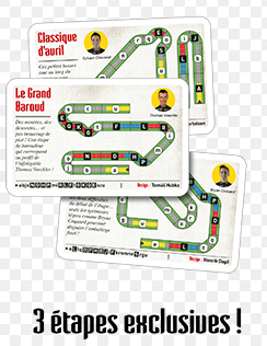 Flamme rouge - 3 cartes goodies (3 circuits Direct Energie)