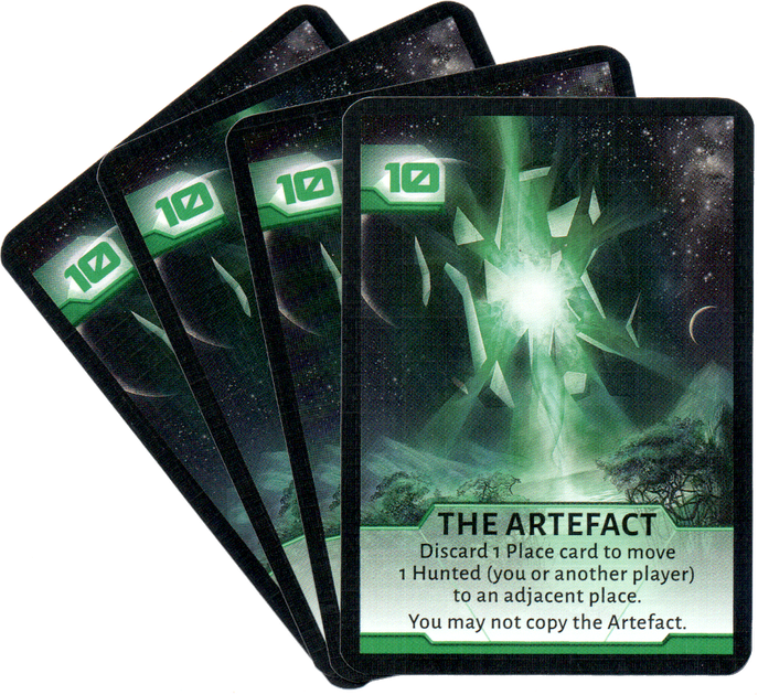 Not Alone : Cartes Artefact Vertes - Promo