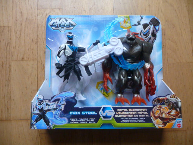 MAX STEEL vs ELEMENTOR - MATTEL (JOUET NEUF)