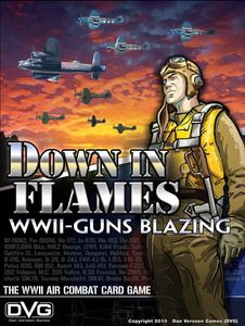 Down in flames WWII guns blazing