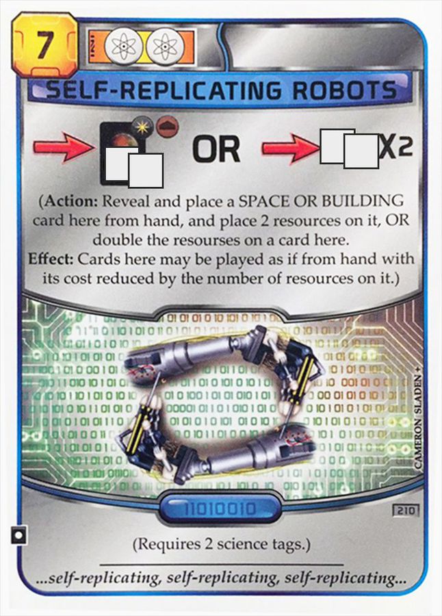 Terraforming Mars - Carte promo Robots réplicateurs (#210)