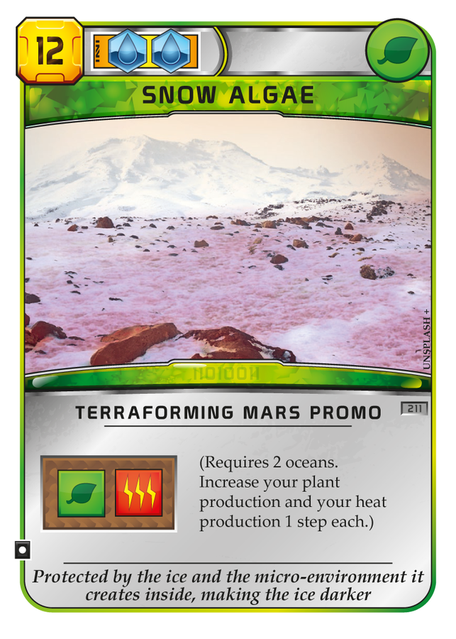 Terraforming Mars - Carte Promo Algue des Neiges (#211)