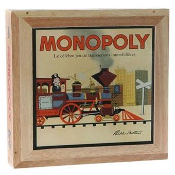 Monopoly édition Nostalgie coffret Bois