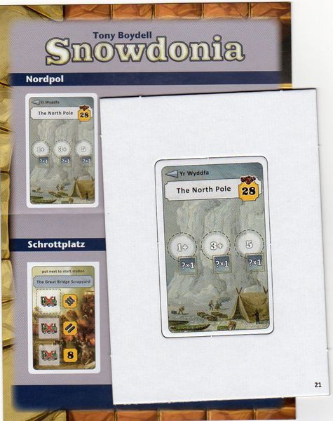 Snowdonia - Carte North Pole & Scrapyard Side
