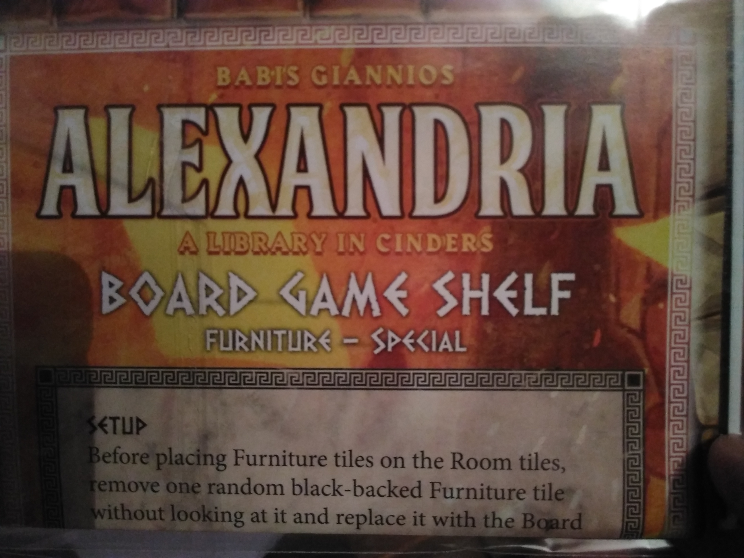 Alexandria - Board Game Shelf