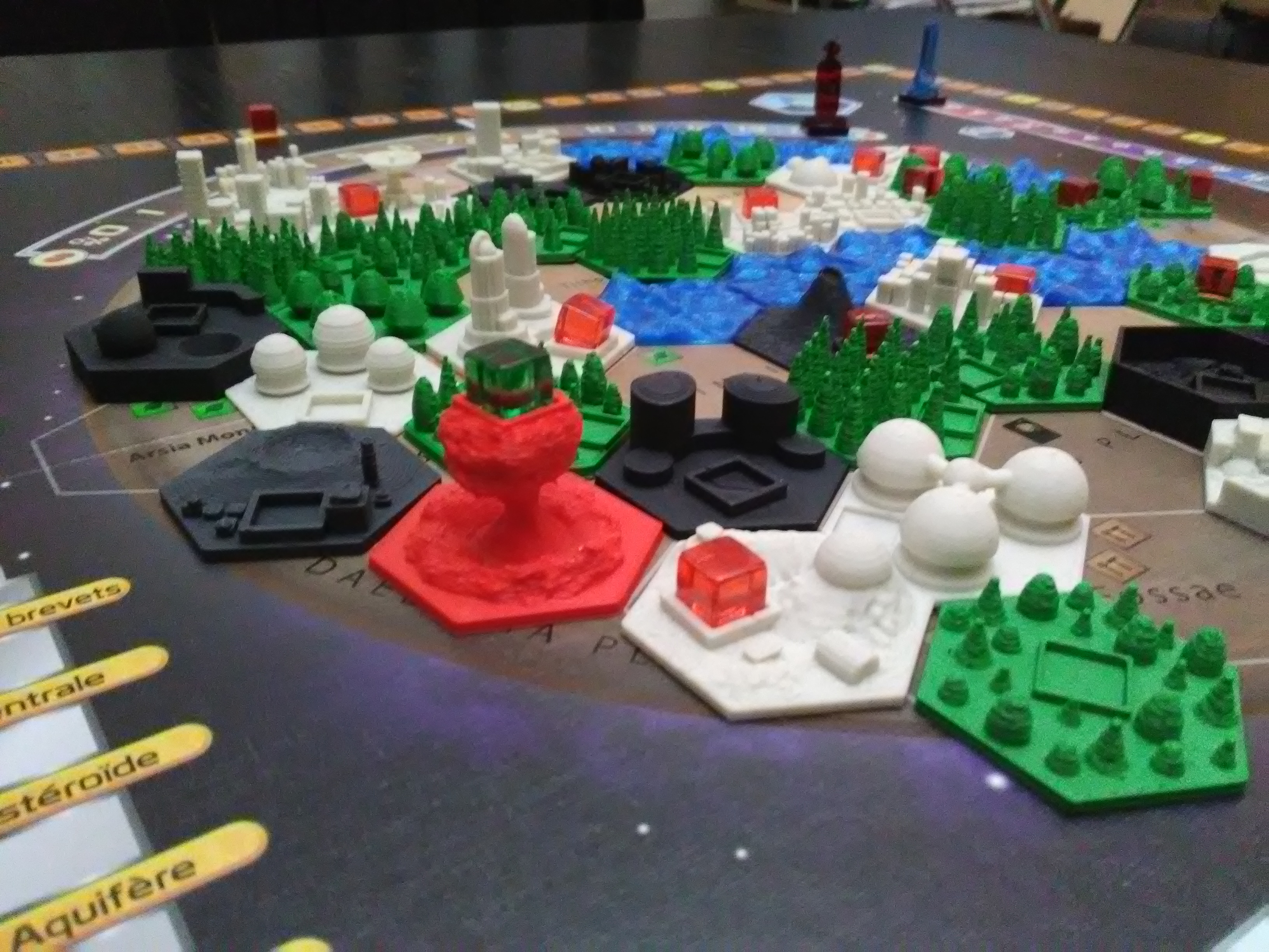 Terraforming Mars - Tuiles 3D - Fabrication Artisanale