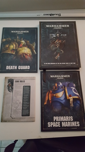 Warhammer 40k V8 - GBR et index de la boîte de base en ANGLAIS