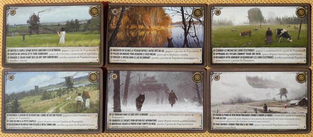 Scythe - Pack Promo - Cartes Rencontres (#37 à #42)