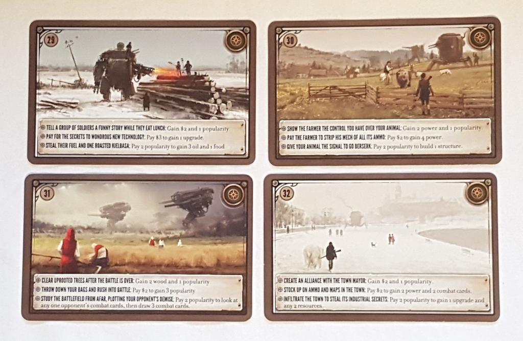 Scythe - Promo Pack #01 - Cartes Rencontre (#29 à #32)