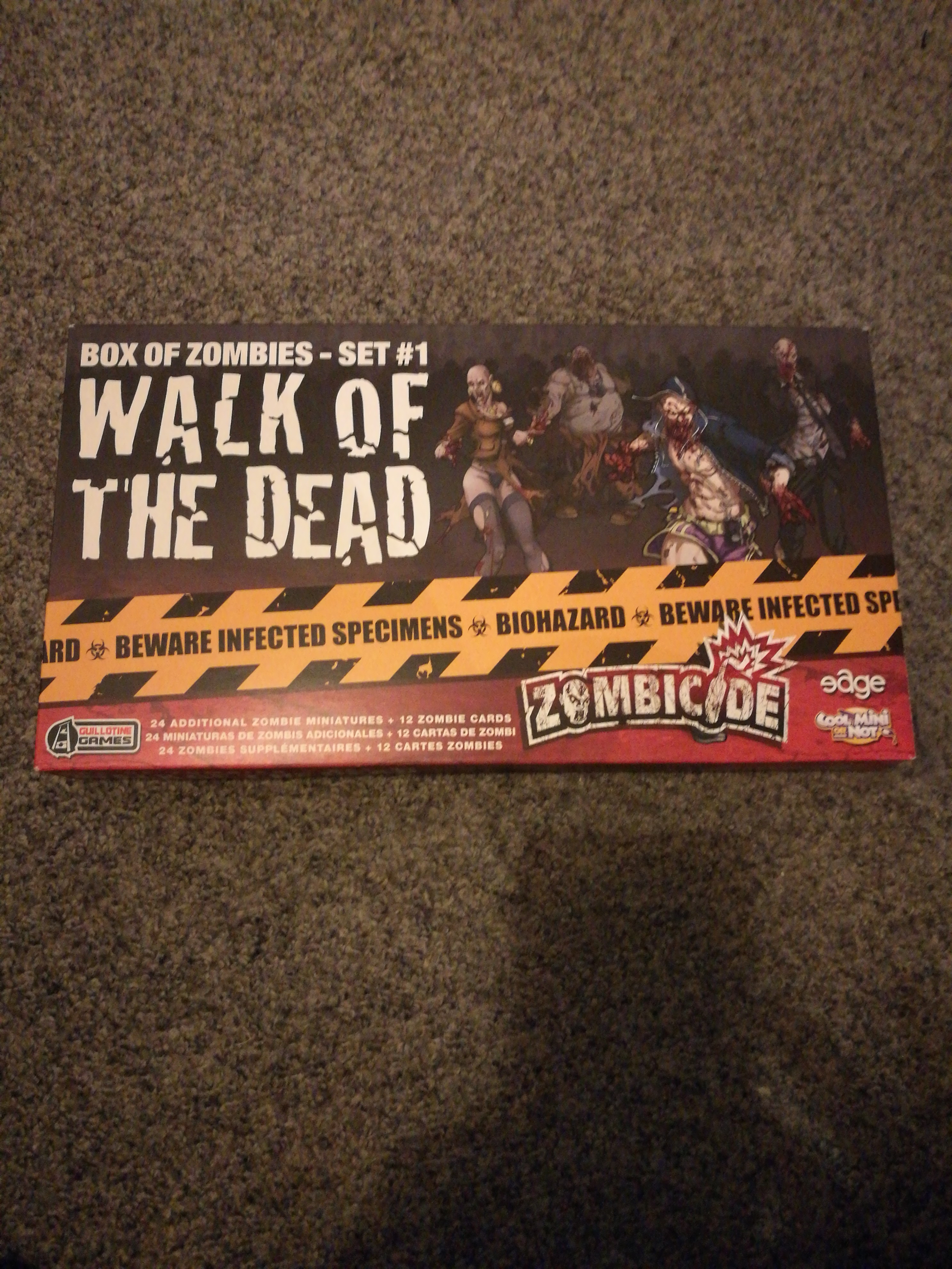 Zombicide - box of zombies - set #1 - walk oh the dead