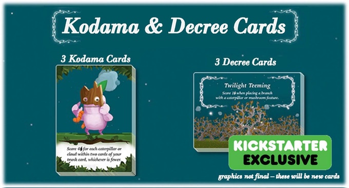 Kodama: The Tree Spirits – Kodama and Decree Cards