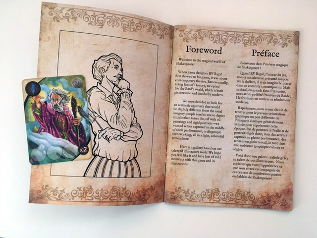 Art book shakespeare + carte Prospero