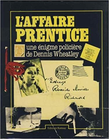 Livre L'affaire Prentice, Une Enigme Policiere