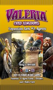Valeria Card Kingdoms - Expansion Pack #3 : Agents