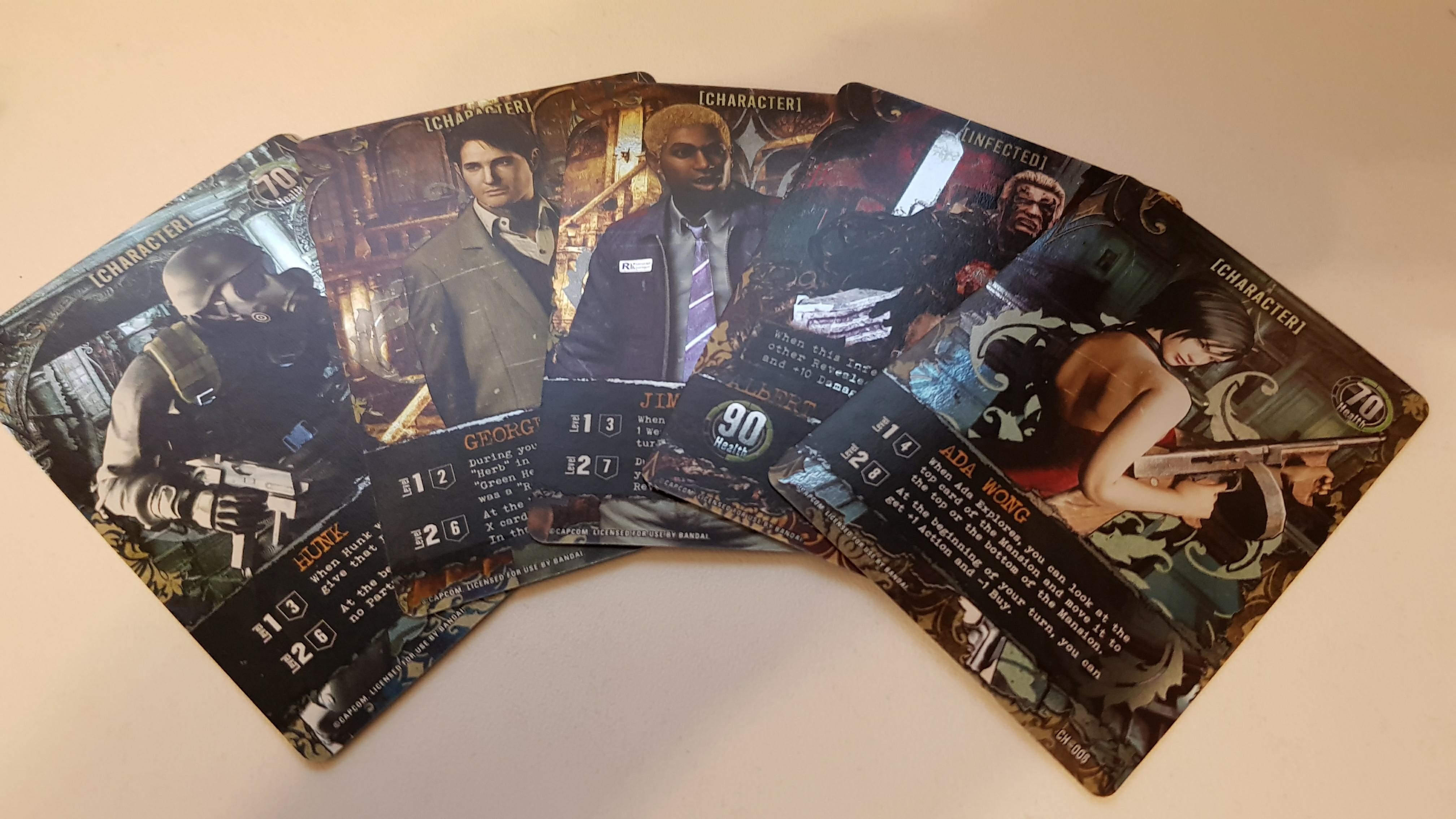 Resident Evil - cartes foiled promo divers