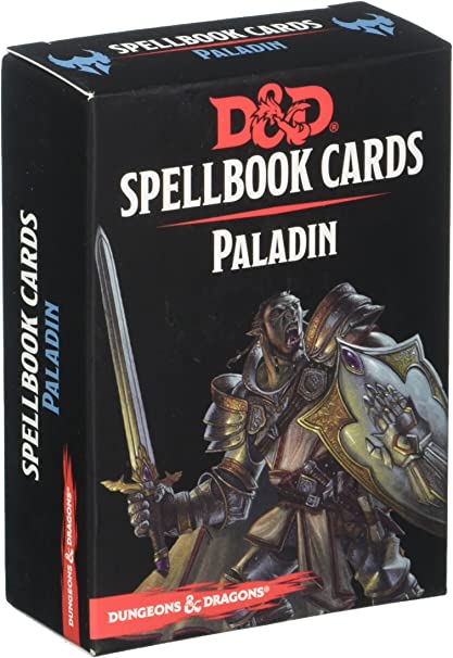 Dungeons & Dragons - 5th Edition - Spellbook cards - Paladin